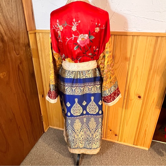 RARE Free People Destination Unknown Sari Not Sorry Jacquard Coat Sz-XS/S - Picture 12 of 16